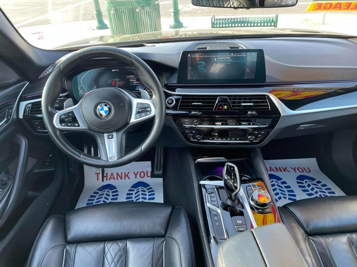 2020 BLACK /BLACK BMW 5-Series (WBAJA9C00LC) , located at 744 E Miner Ave, Stockton, CA, 95202, (209) 944-5770, 37.956863, -121.282082 - Photo#8